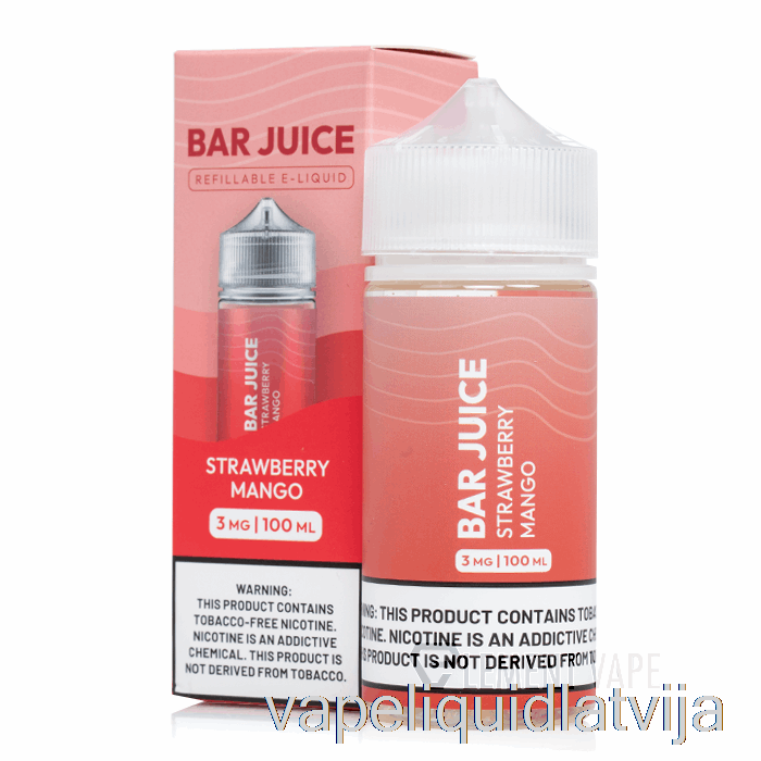 Zemeņu Mango - Tāfelītes Sula - 100ml 0mg Vape šķidrums